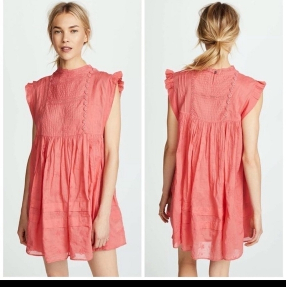 Free People Nobody Like You Embroidered Mini Dress/Tunic - Picture 1 of 5